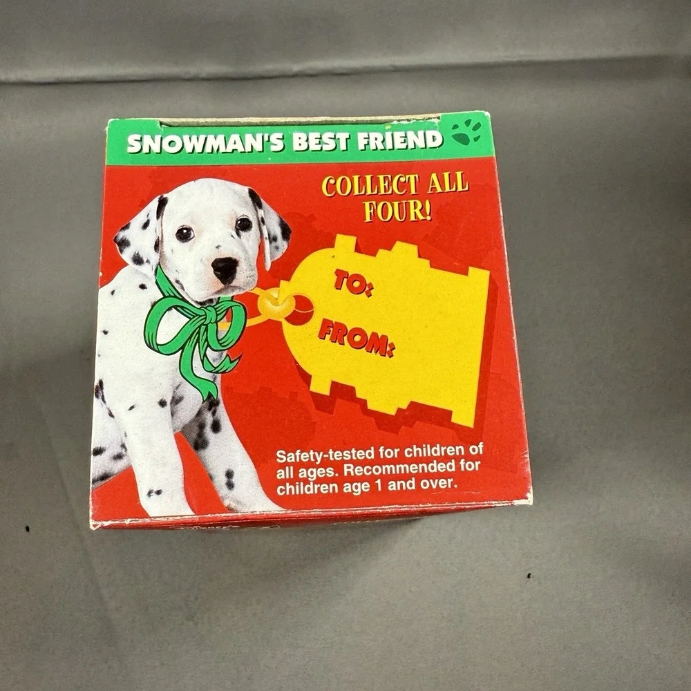 McDonalds Disney 101 Dalmations Snow Dome Globe Snowman's Best Friend 1996 w Box